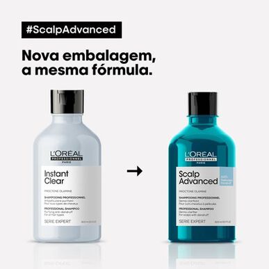 L'Oréal Professionnel Serie Expert Scalp Advanced Pelliculaire Schampo Lugnande torr och fet hårbotten Anti-mjällschampo 500 ml 500 ml