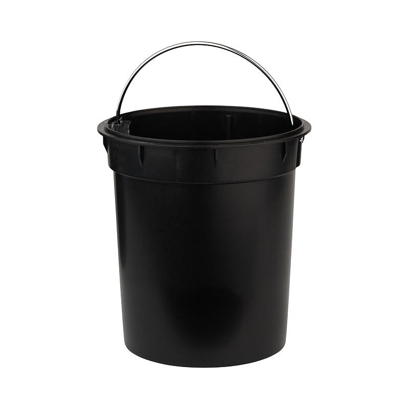 Cubo de basura con pedal para el hogar, 3 tapas/cierre suave, tapa de bambú.