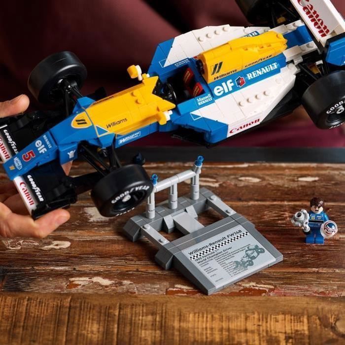 LEGO Icons 10353 Williams Racing FW14B en Nigel Mansell - Formule 1-raceauto voor volwassenen