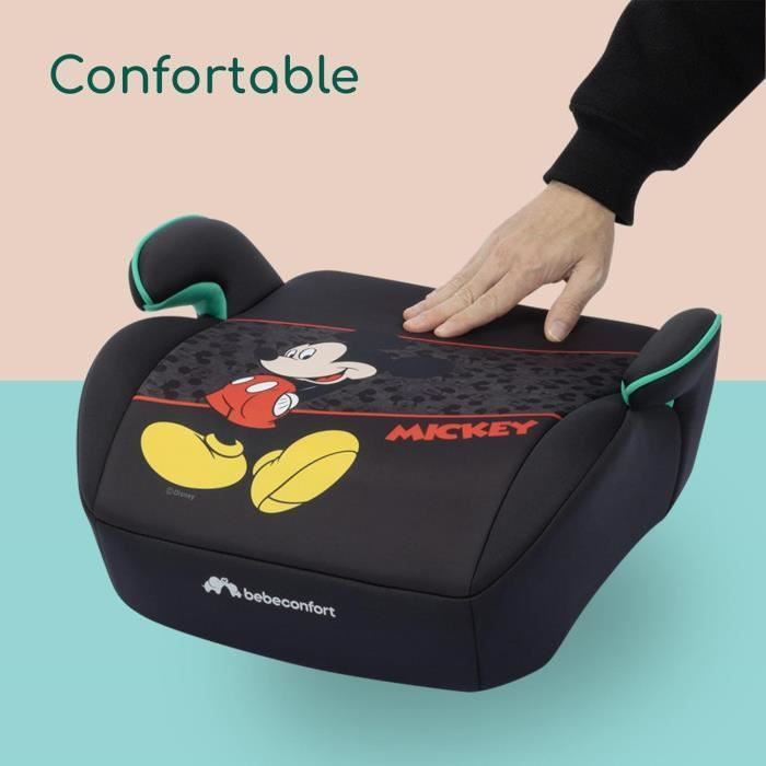 BEBECONFORT DISNEY© Manga i-Safe Mickey booster bilsete, gruppe 3, med belte, 6 til 10–12 år (36 kg), autentisk