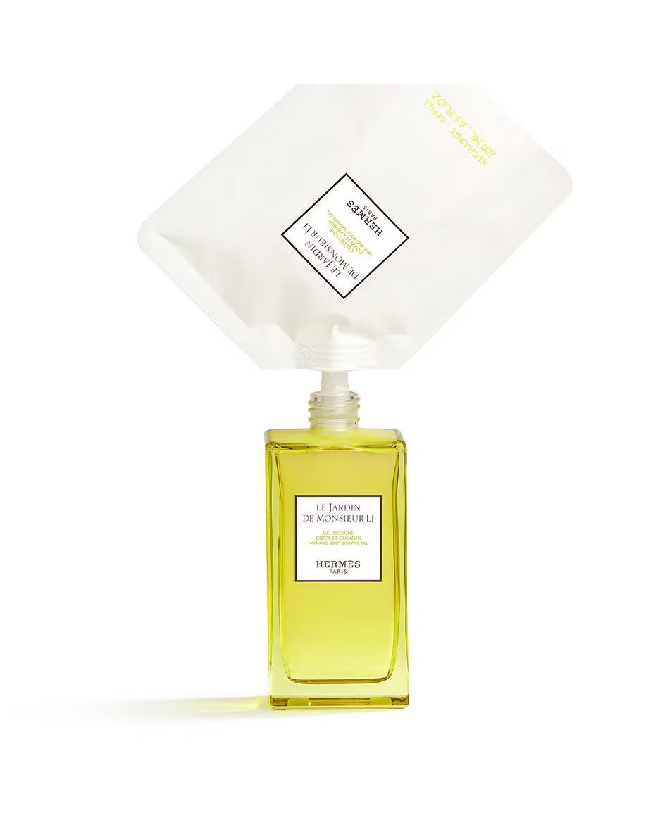 HERMÈS Le Bain Le Jardin de Monsieur Li, reîncărcare gel de duș