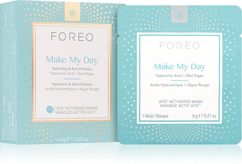 FOREO UFO™ Make My Day ochranná hydratačná pleťová maska
