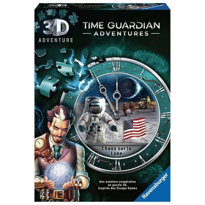 216-piece 3D puzzle: Time Guardian Adventures: Chaos on the Moon