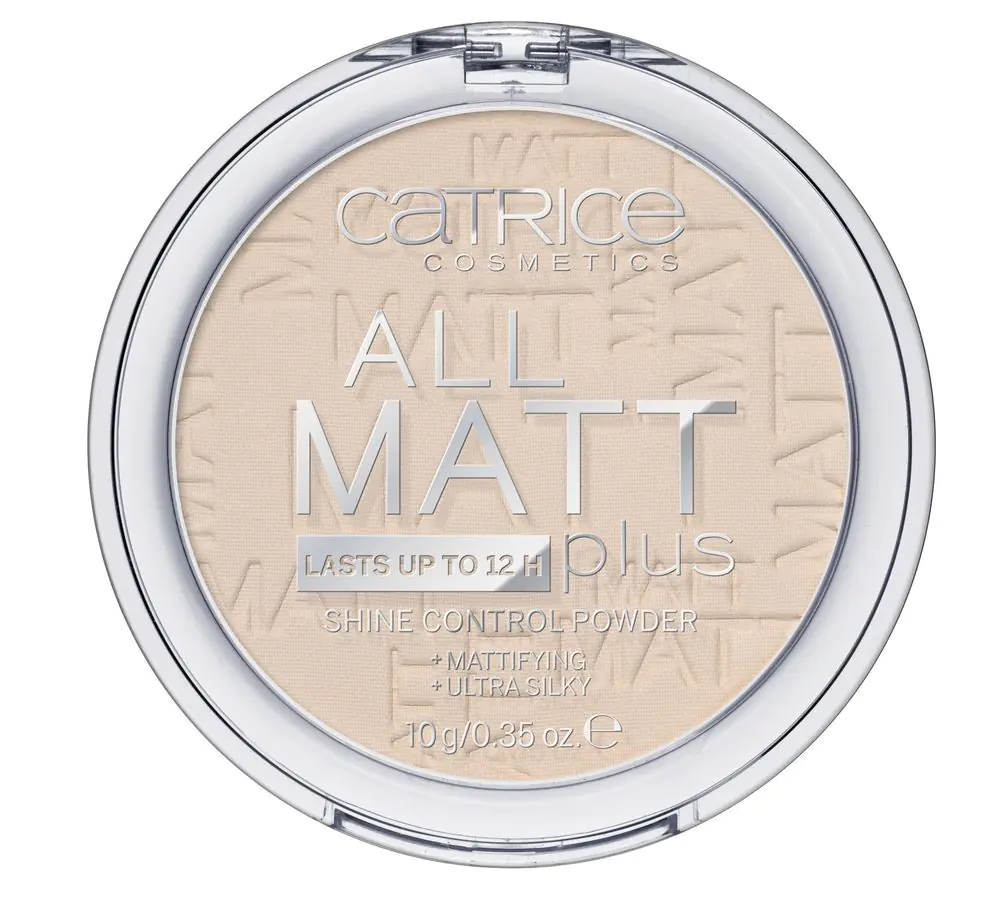 Catrice All Matt Plus Shine Control 010 Transparent Puder matujący
