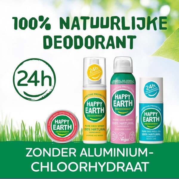 Dezodorant v spreju Happy Earth 100 % naravni jasmin Ho Wood<br>100 ml
