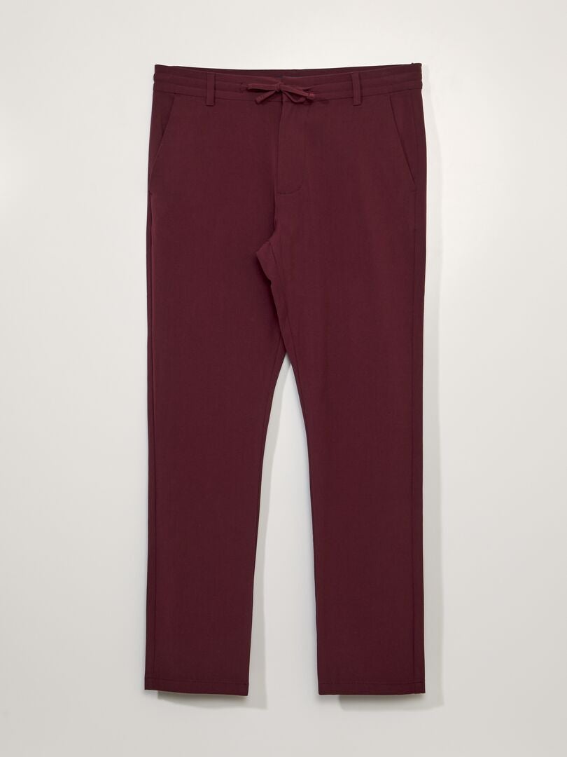 Calças Slim Fit Coloridas - VERMELHO
