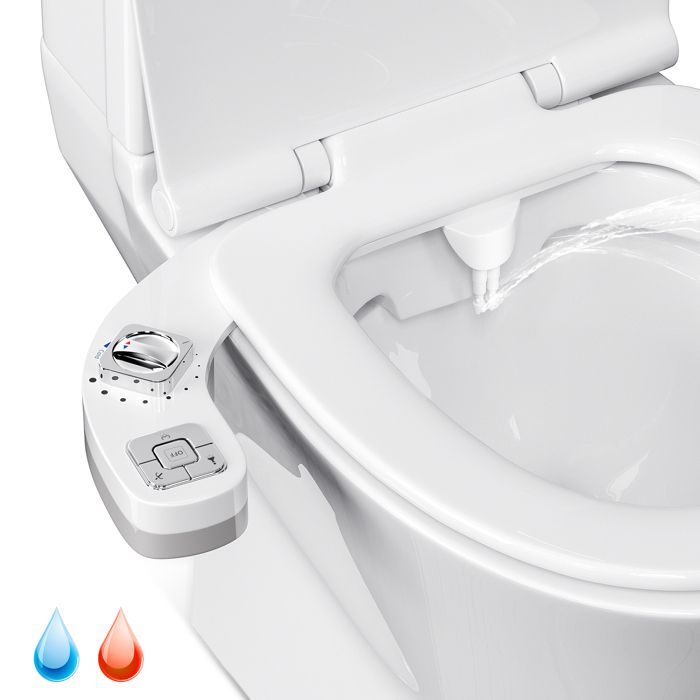 Bidé para inodoro - TTLIFE - Kit de rociadores - Boquillas autolimpiables - Control de temperatura - Fácil instalación