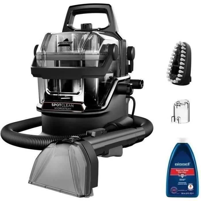 BISSELL SpotClean HydroSteam Select - Nettoyeur Vapeur - Moquettes, voiture, carrelage - 1000 W - 4,5 m - 3 modes de nettoyage