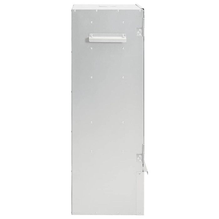 Horno ahumador para barbacoa vidaXL con virutas de madera 44,5x29x83 cm 364746