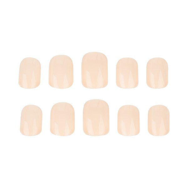 Unhas quadradas nude da Nail HQ