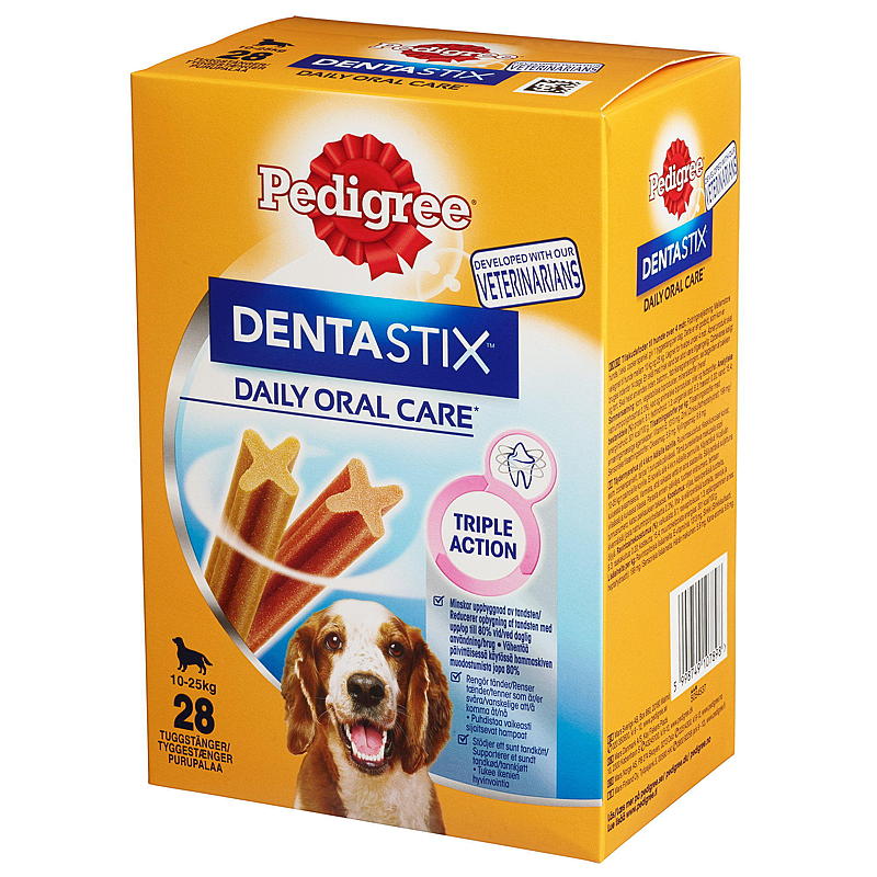 Pedigree Dentastix 28 bitar mellanstora Pedigree