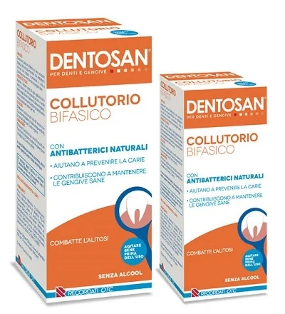 DENTOSAN Dentosan enxaguante bucal antibacteriano bifásico 500 ml