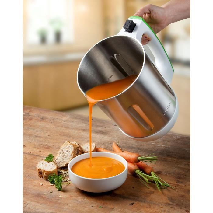 Liquidificador com aquecimento - DOMO - DO705BL - 1000 W - 2 L - Aço inoxidável - 6 programas