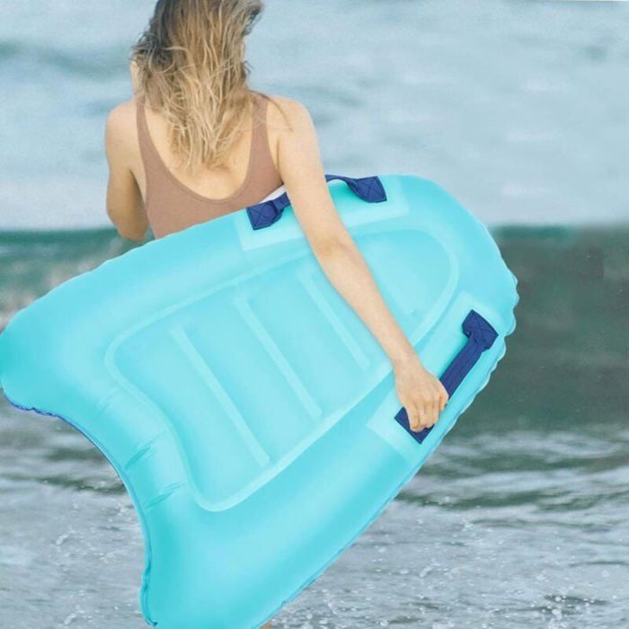 Planche de surf gonflable pour piscine, bodyboard portable pour adultes et enfants pour apprendre la natation et le surf Étiquette