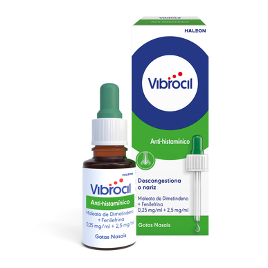 Vibrocil  Vibrocil Gotas Nasais Gripes e Constipações      15 ml 15 ml