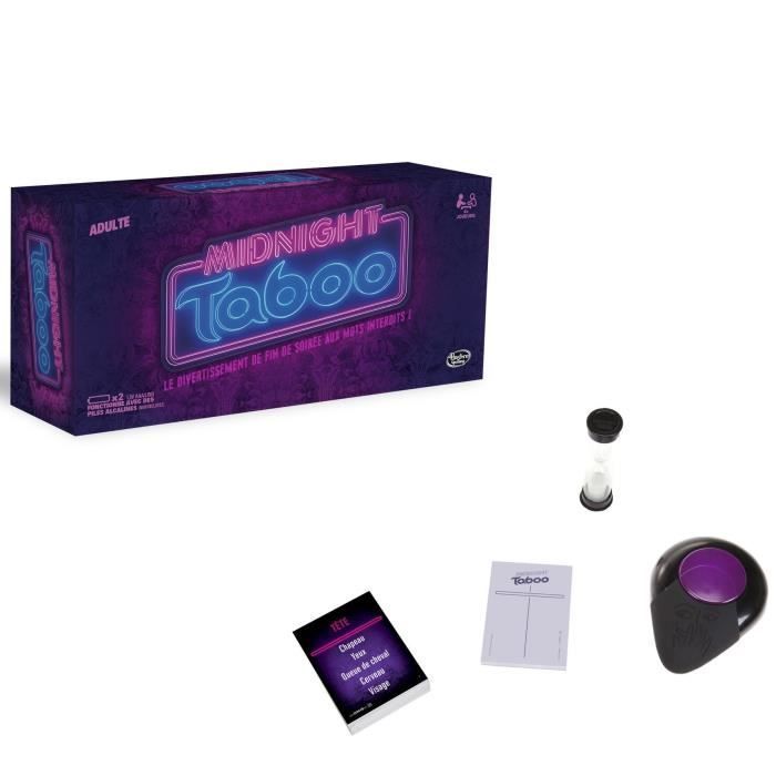 HASBRO GAMING - Tabú de Medianoche - Juego de Mesa