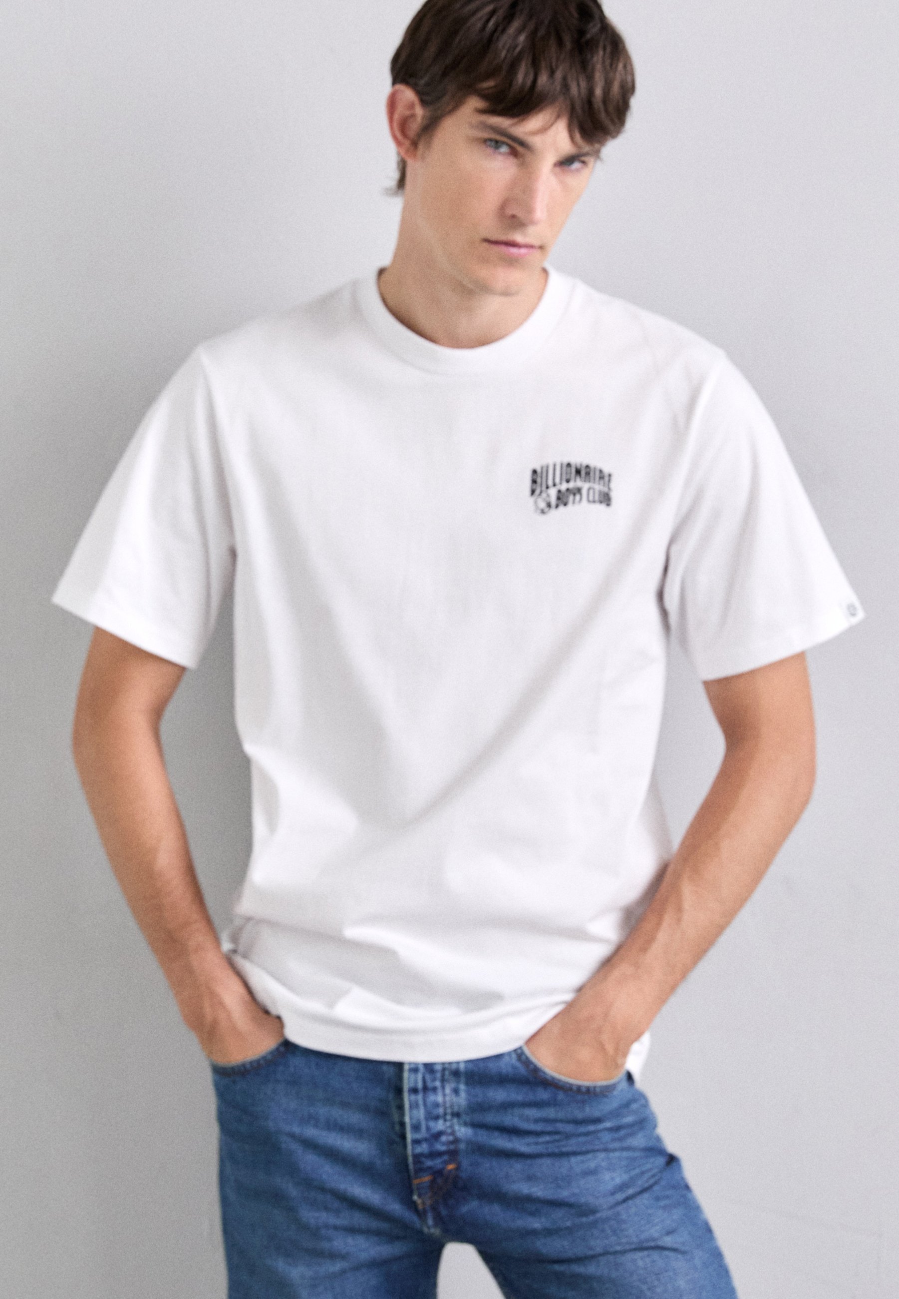 Billionaire Boys Club T-shirt met KLEIN BOOGLOGO - Wit