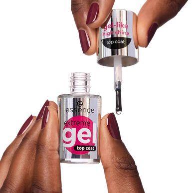 Essence Extreme Gel Top Coat, vernis de finition effet gel pour ongles, 1 unité.