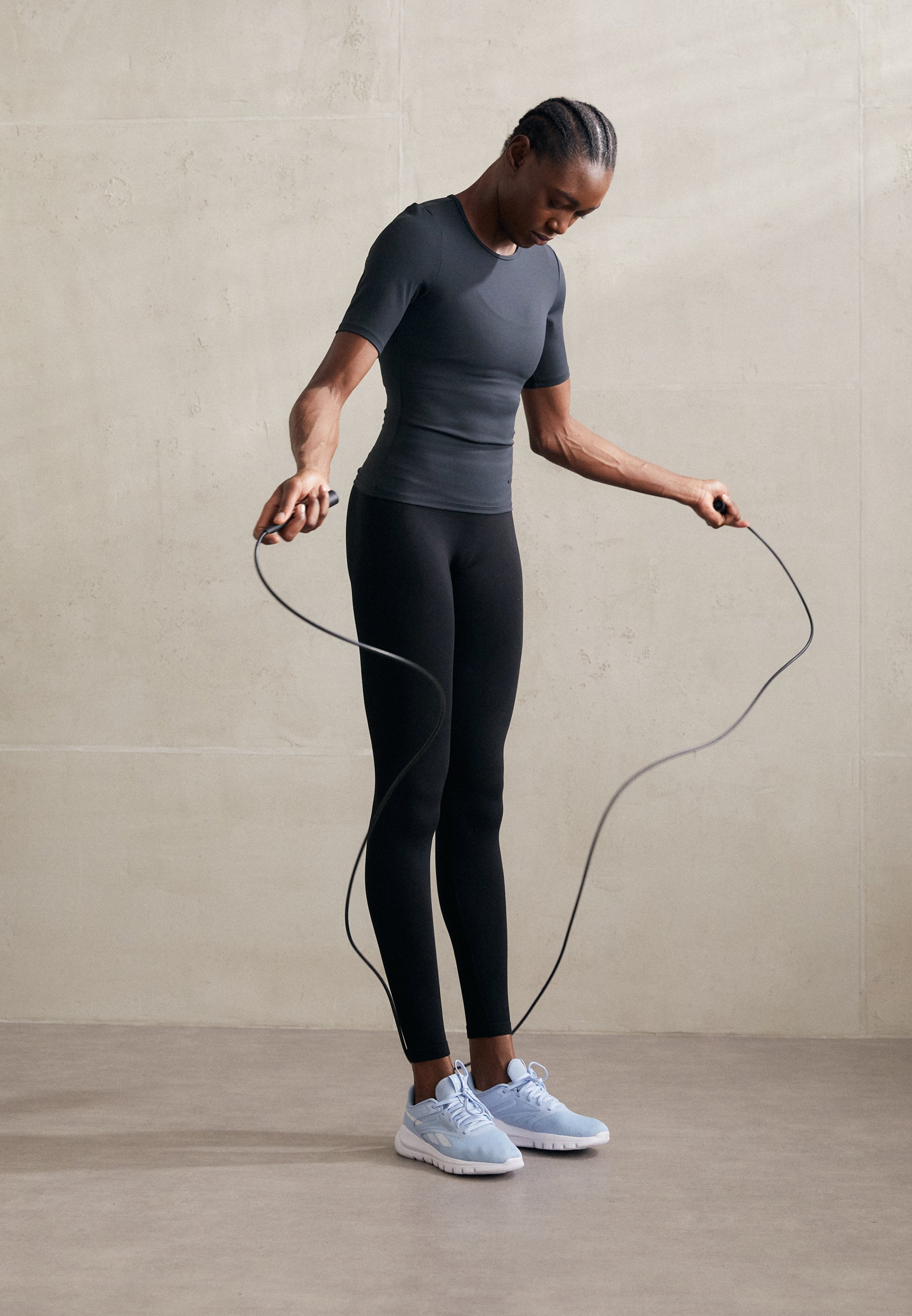 Stevige, naadloze contourlegging - Leggings - zwart