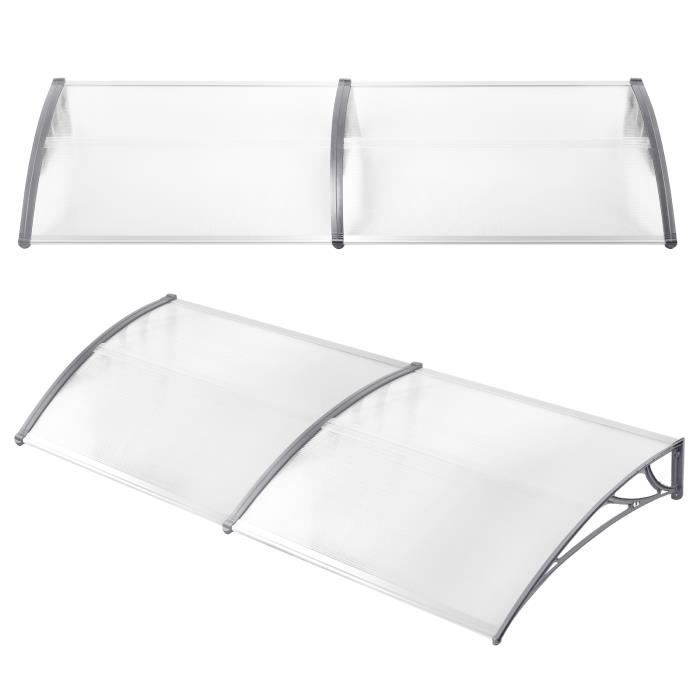 Toldo parasol Aufun de 200x100 cm para puerta de entrada - Protección UV