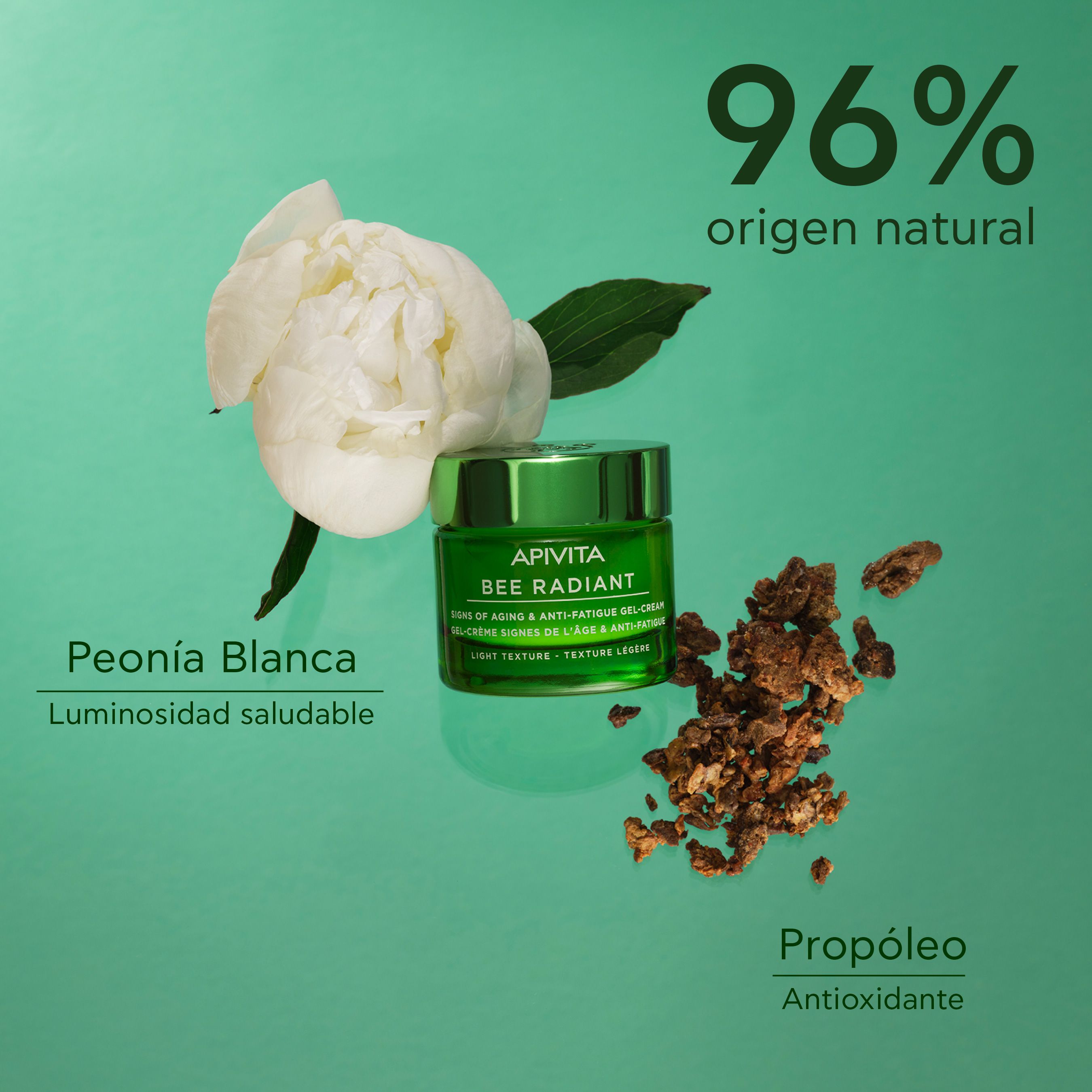 „Bee Radiant“ gelinis kremas. Senėjimo požymiai ir nuovargio mažinimas. Veido drėkikliai iš vaistinės.