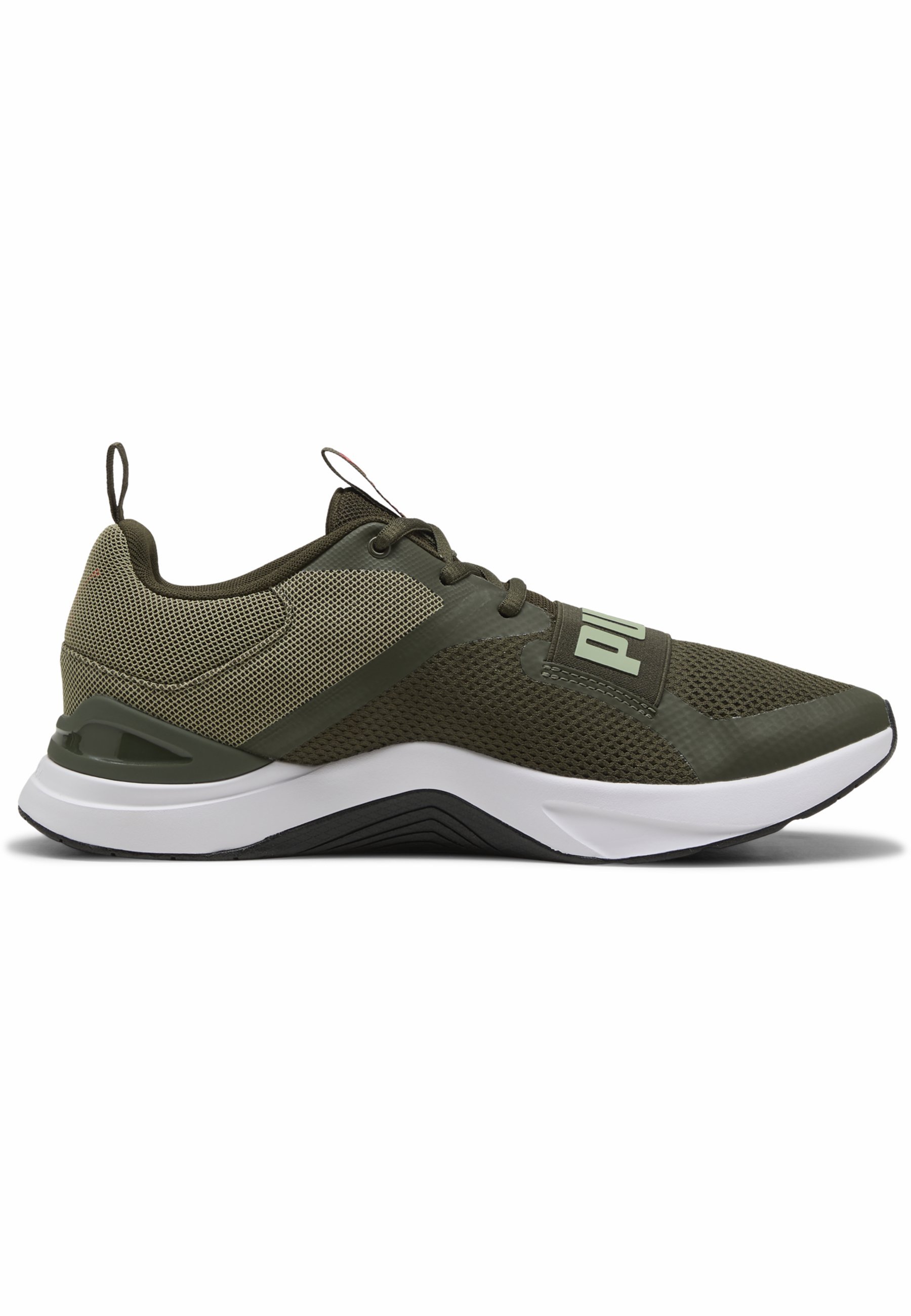 Puma PROSPECT UNISEXE - Chaussure d'entraînement - vert olive foncé blanc armée