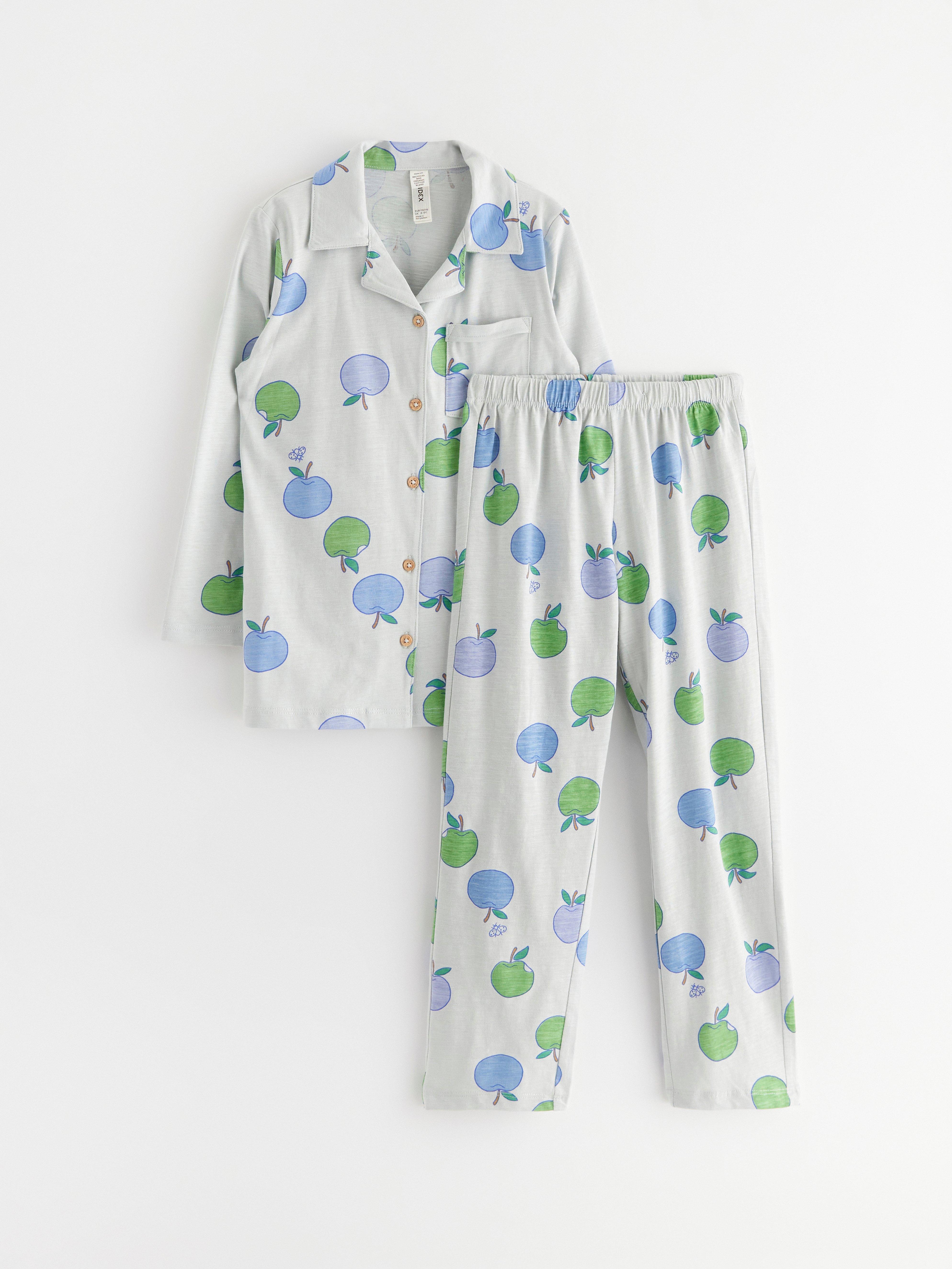 Pyjamasset Azul Acinzentado