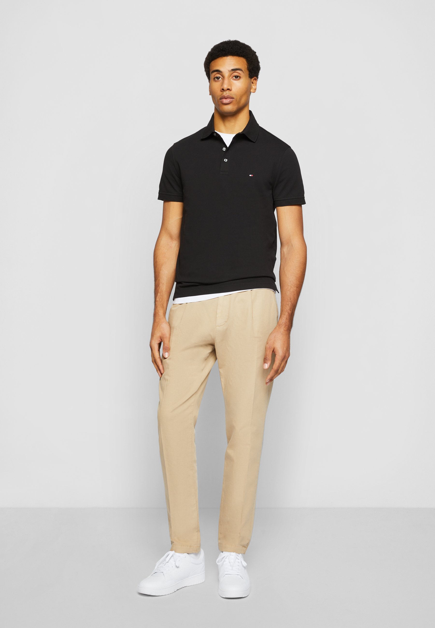 Tommy Hilfiger SLIM - Poloshirt - zwart
