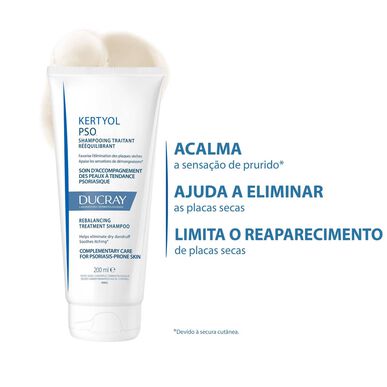 Ducray Kertyol PSO-behandlingssjampo for psoriasisutsatt hud 200 ml