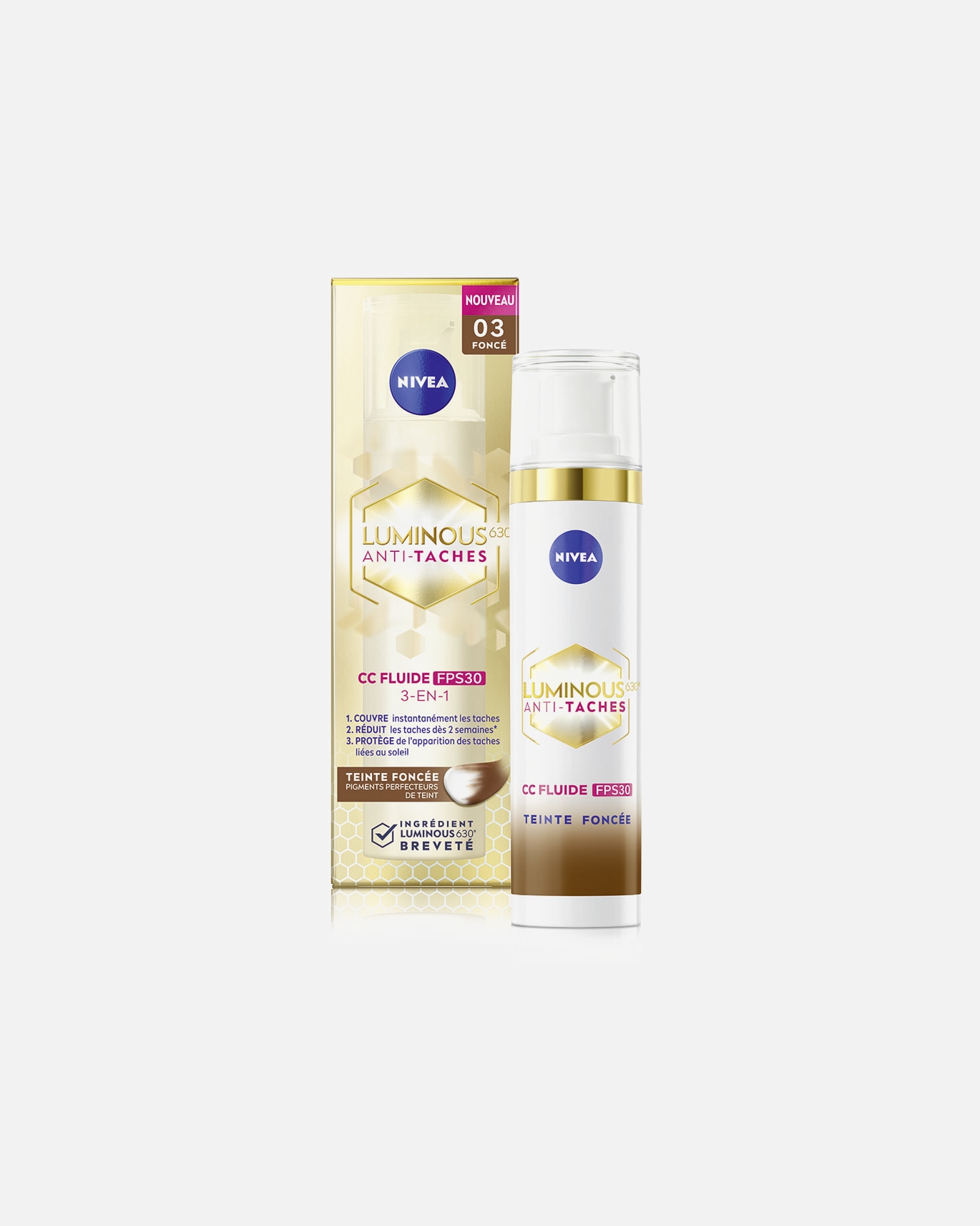 NIVEA CC fluide anti-taches SPF 30