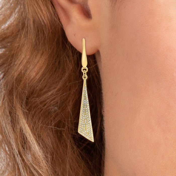Pendientes de SC Bohème adornados con circonitas