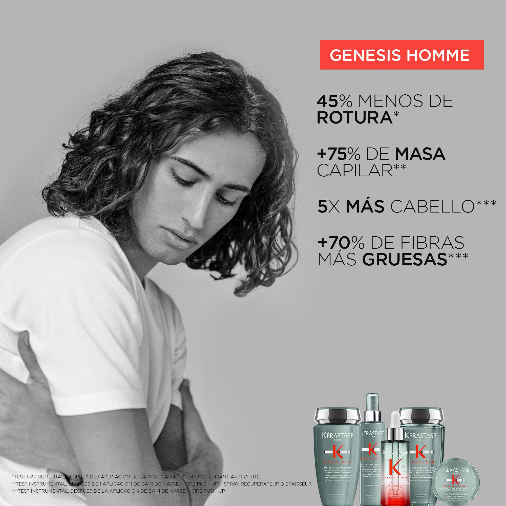 Genesis Homme sprej za jačanje kose Tretmani/šamponi protiv opadanja kose