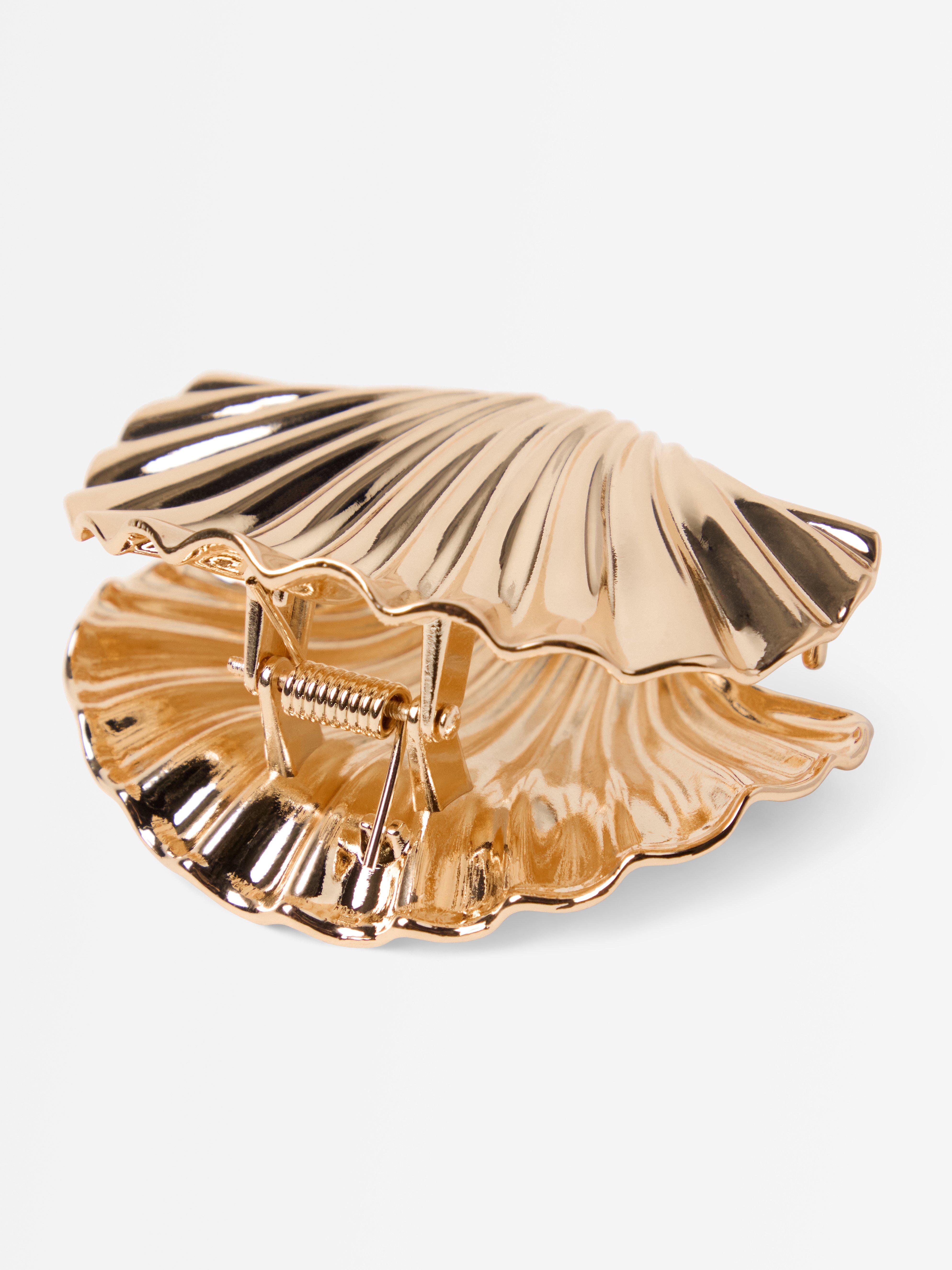 Hårklämma i metall Gold