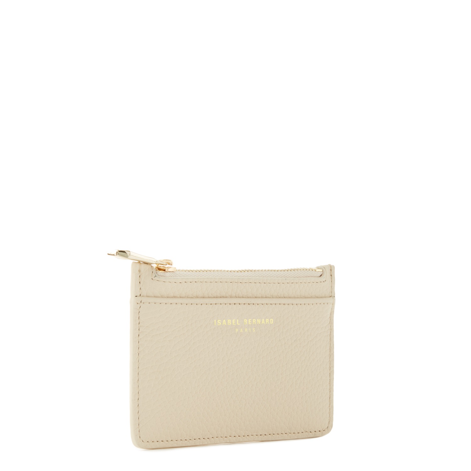 Isabel Bernard Plånbokskortfodral Isabel Bernard Honoré Aveline Beige - Kalvskinnsläder - Honoré Aveline