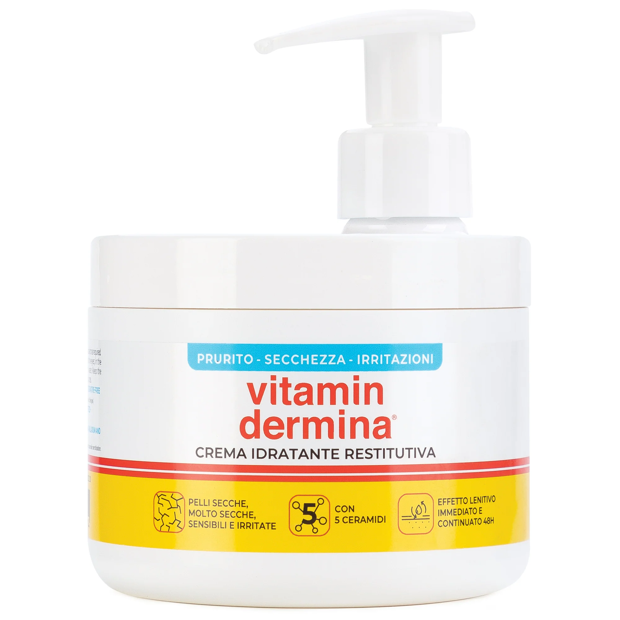 Vitamindermina Crema Idratante Restitutiva - Crema Corpo, Tratt.viso 24 ore idratante