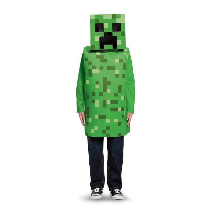 Deluxe Minecraft Creeper Costume for Children
