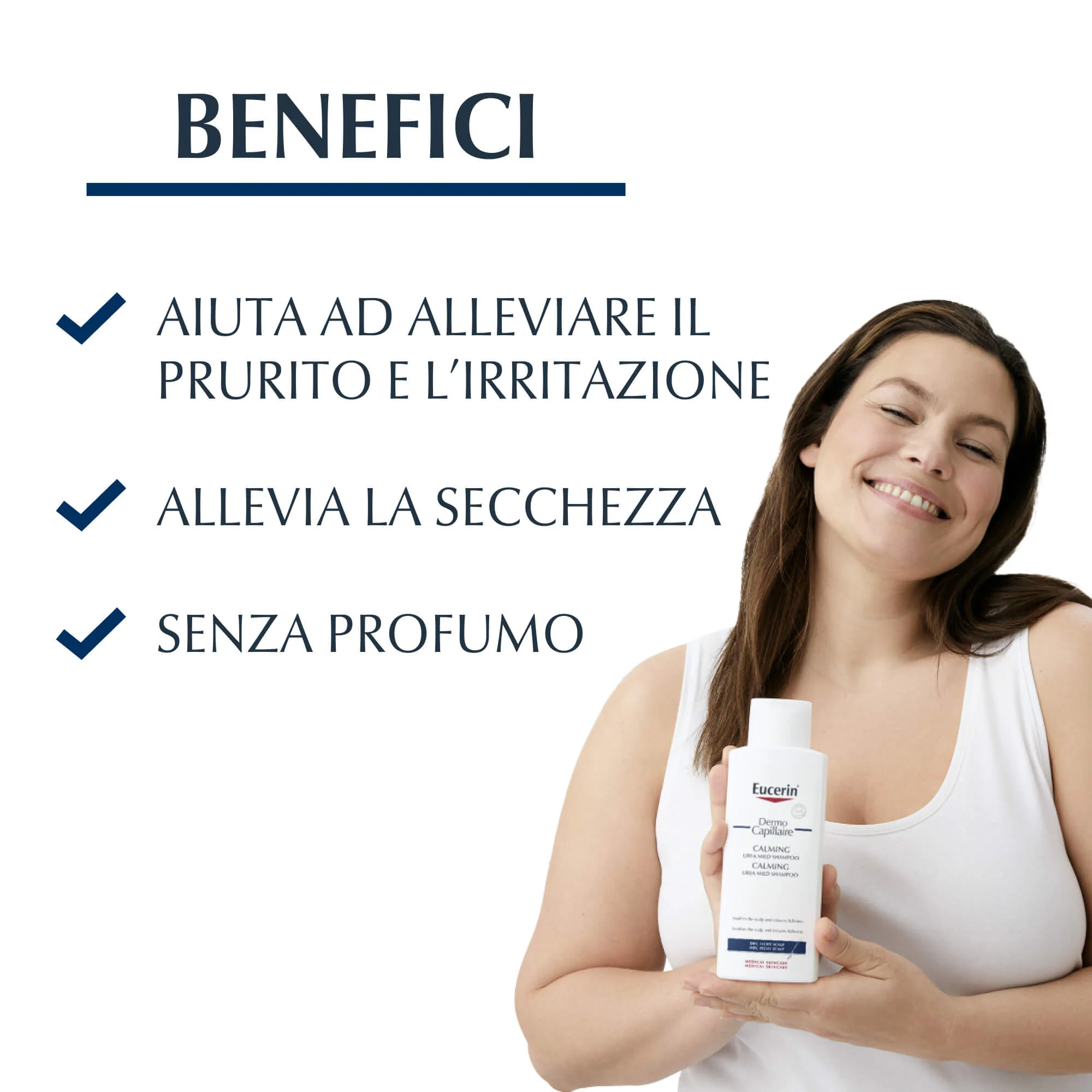 DermoCapillaire DermoCapillaire Shampoo Lenitivo all'Urea - Shampoo Delicato, Trattamento Cuoio Capelluto