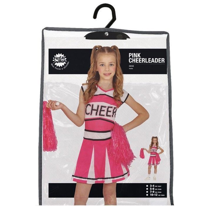 COSTUME DA CHEERLEADER ROSA