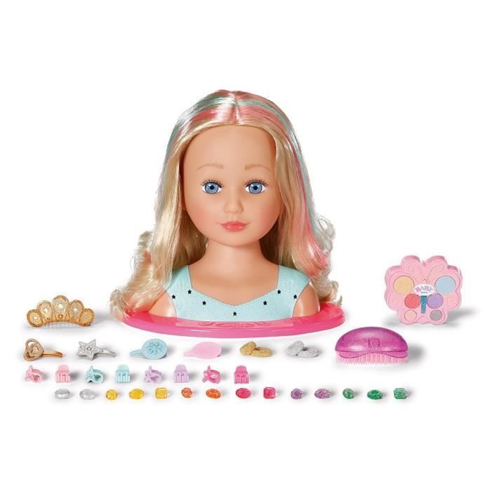 Children's toy - BABY BORN - NEW BABY BORN 834572 - 27 cm styling head - Accessories included