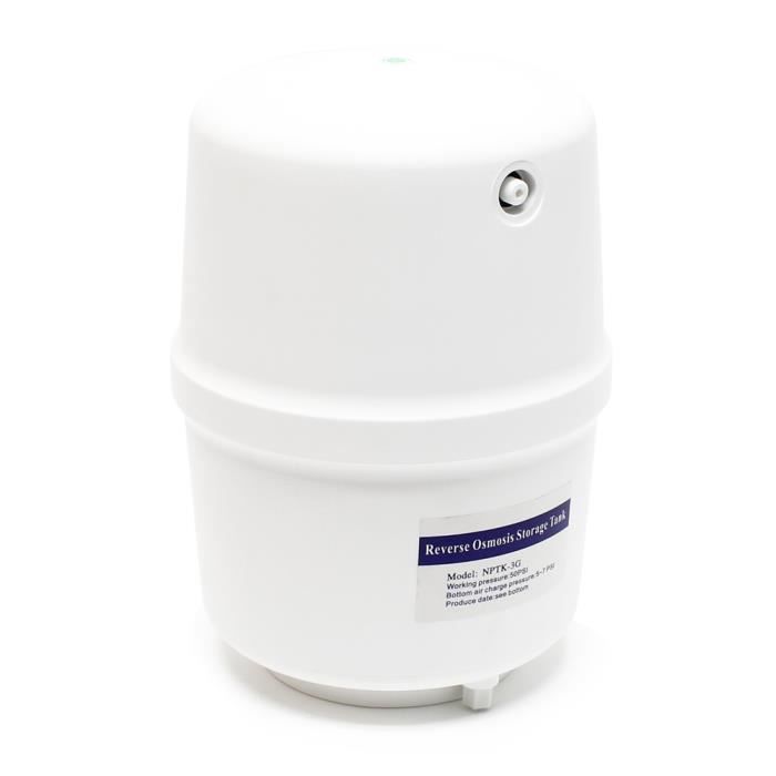 Sistema di osmosi inversa Naturewater a 5 stadi, 180 l/giorno, con pompa di sovralimentazione e manometro.