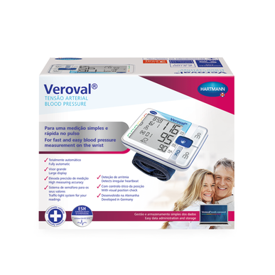 Veroval digitale bloeddruk- en hartslagmeter 1 stuk 1 stuk