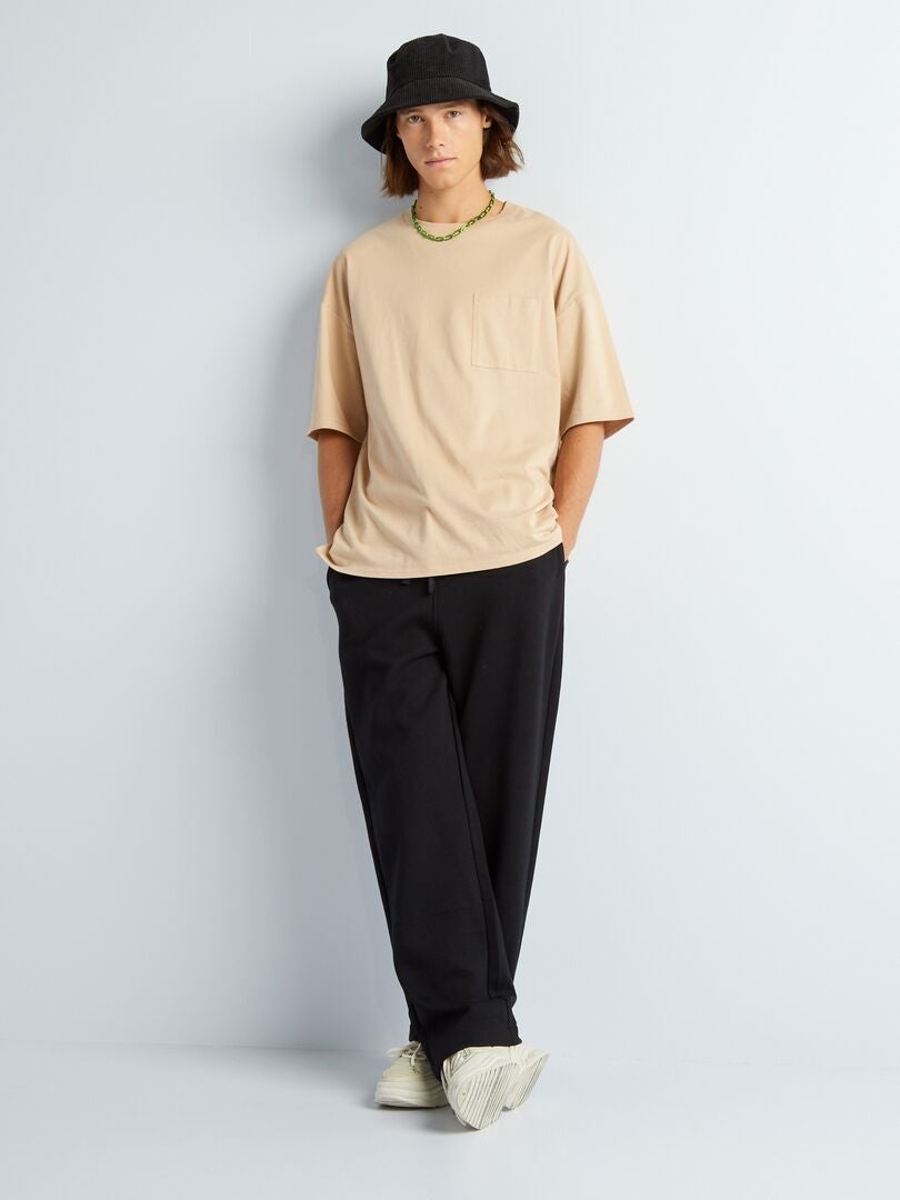 Pantalones deportivos tipo jogger - NEGRO