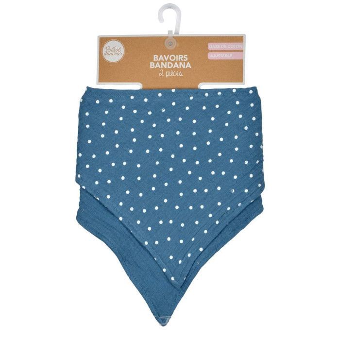 Lot de 2 Bavoirs Bébé 
