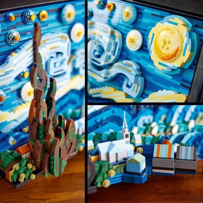 LEGO Ideas 21333 Exclusive to Cdiscount: Vincent Van Gogh - The Starry Night, Canvas Print