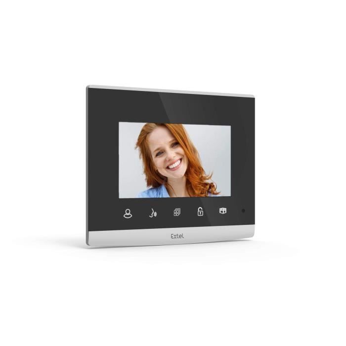Videoportero Extel Compact de 4 pulgadas con botones táctiles