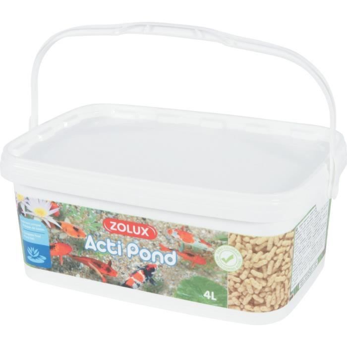 Alimento completo para peces bassoon Acti pond 4 litros