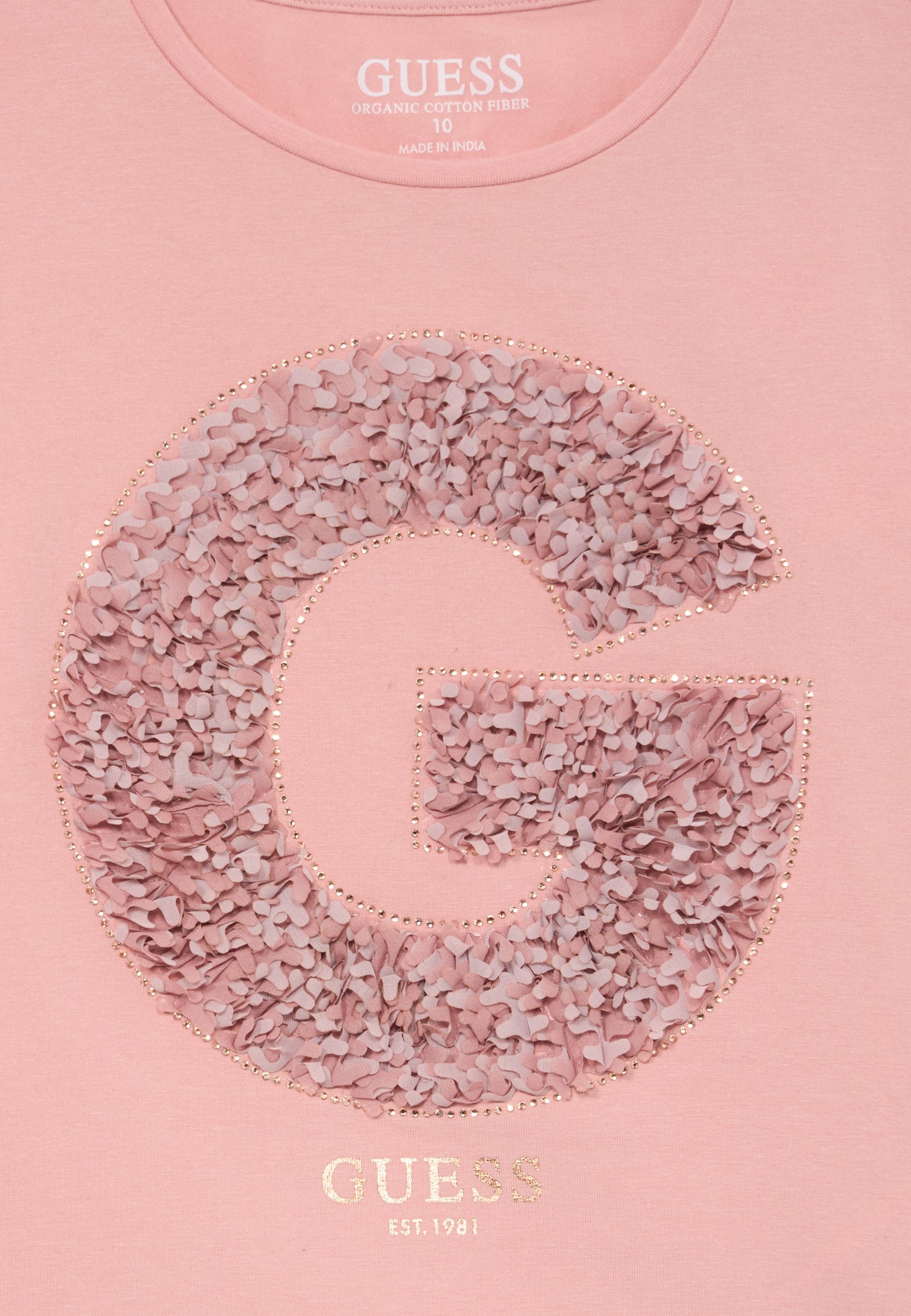 Guess JUNIOR MIDI - T-shirt met print - geliefd roze