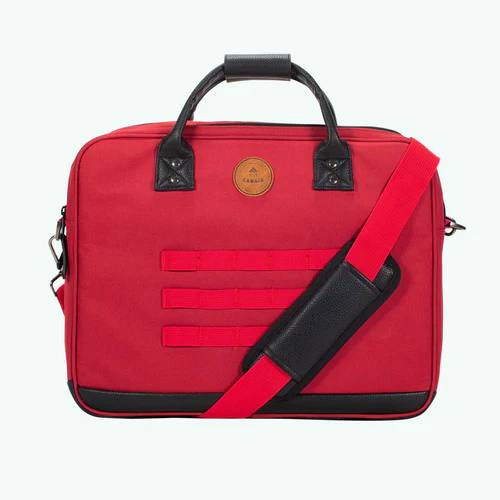 Cabaia Bolso para portátil Shanghai Berlin, color rojo frambuesa.