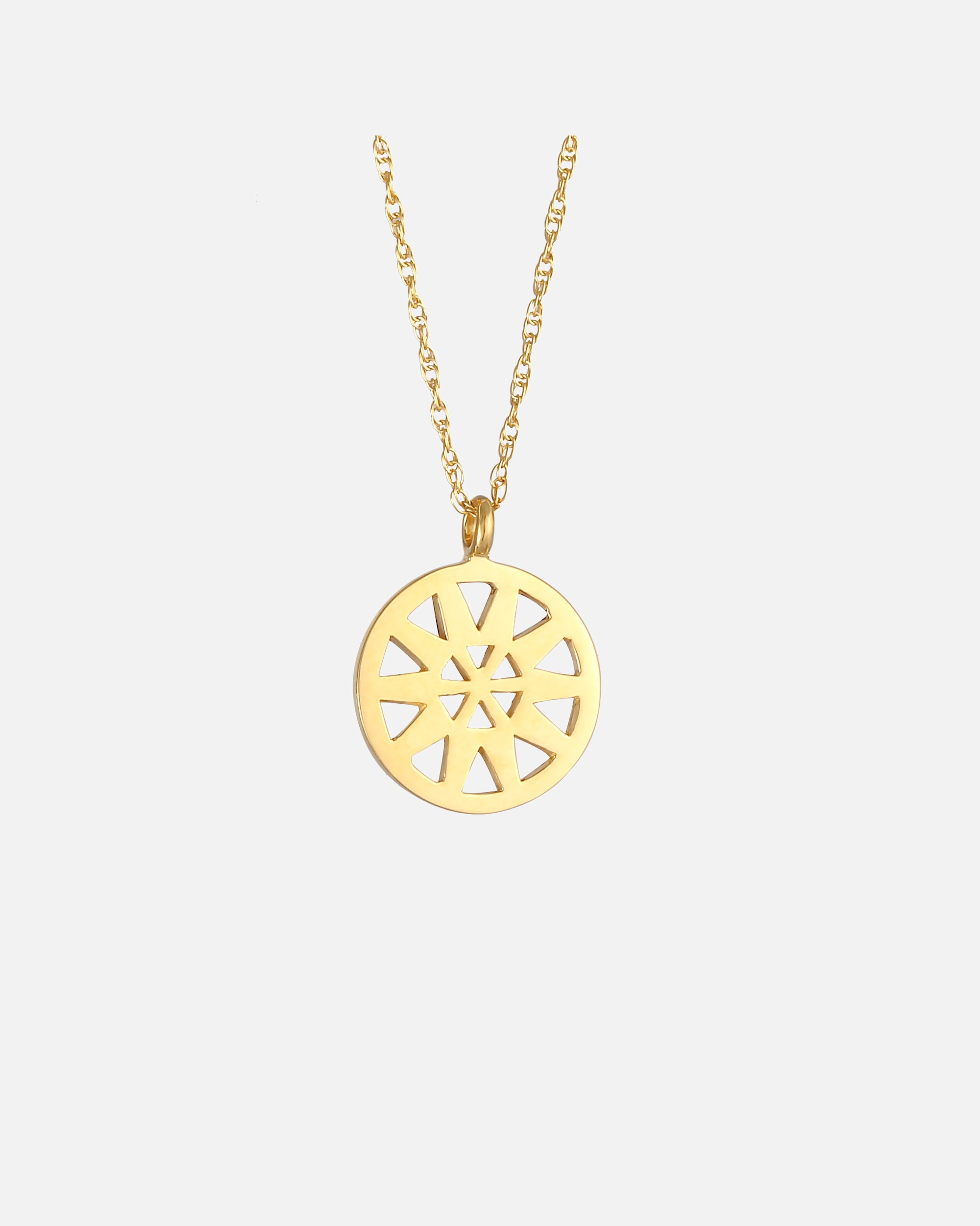 Elli Pendentif ornemental pour collier de dame Geo Look en 925/1000 argent massif et plaqué or