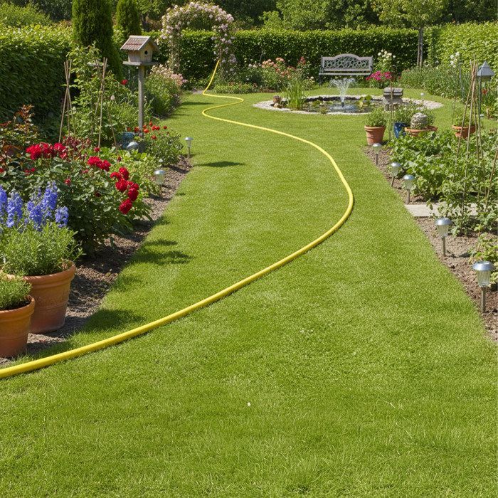 Relaxdays Gartenschlauch, 50 m, Universal 1/2